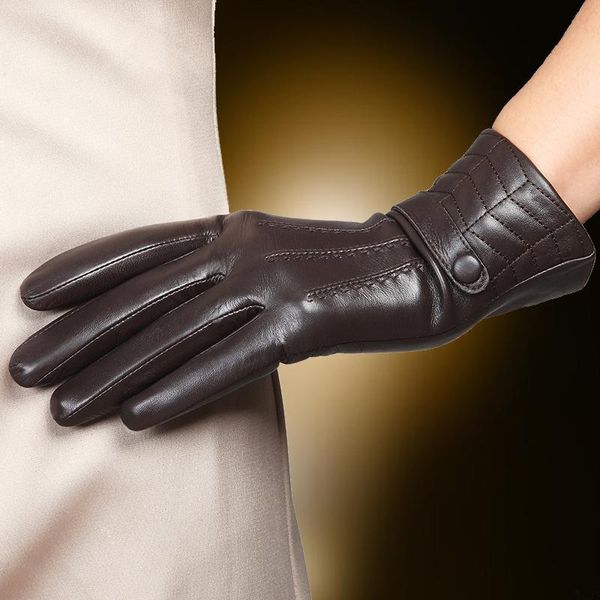 five fingers gloves women' sheepskin winter thermal autumn ladies real leather black dark brown l159nc-1, Blue;gray
five fingers gloves women' sheepskin winter thermal autumn ladies real leather black dark brown l159nc-1, Blue;gray