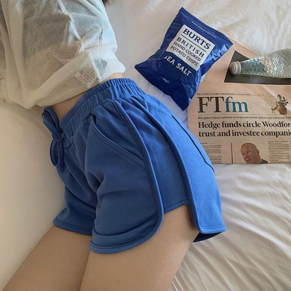 women's shorts high waist loose short pants solid color summe female hip hop streetwear casual women, White;black
women's shorts high waist loose short pants solid color summe female hip hop streetwear casual women, White;black