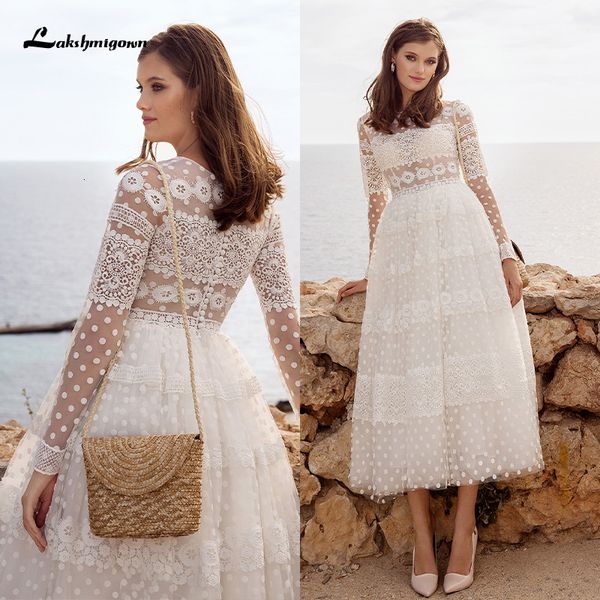 new lace short 2021 tea length boho bride es long sleeve wedding bridal gowns vestido de novia py2e, White
new lace short 2021 tea length boho bride es long sleeve wedding bridal gowns vestido de novia py2e, White
