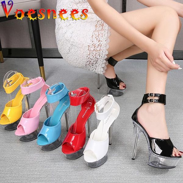 sandals voesnees stripper heels women shoes transparent clear thin patent leatherplatform pole modern club, Black
sandals voesnees stripper heels women shoes transparent clear thin patent leatherplatform pole modern club, Black