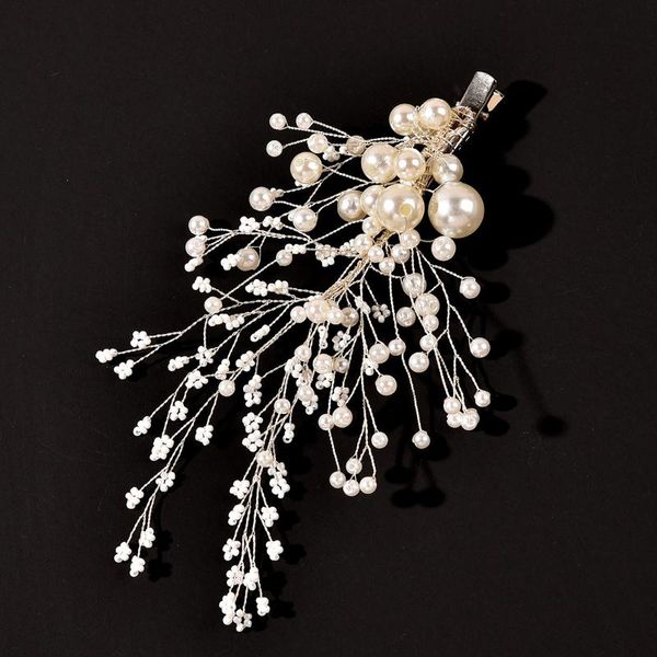 hair clips & barrettes leaf duckbill clip pearl inlaid hairpin cute vintage side wedding headdress accessories for girls lb, Golden;silver 
hair clips & barrettes leaf duckbill clip pearl inlaid hairpin cute vintage side wedding headdress accessories for girls lb, Golden;silver