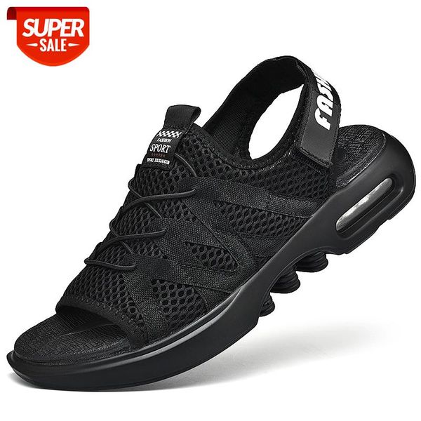 men women outdoor sandals casual comfortable anti-slip beach walking sandals flat men's slippers #ux84, Black
men women outdoor sandals casual comfortable anti-slip beach walking sandals flat men's slippers #ux84, Black