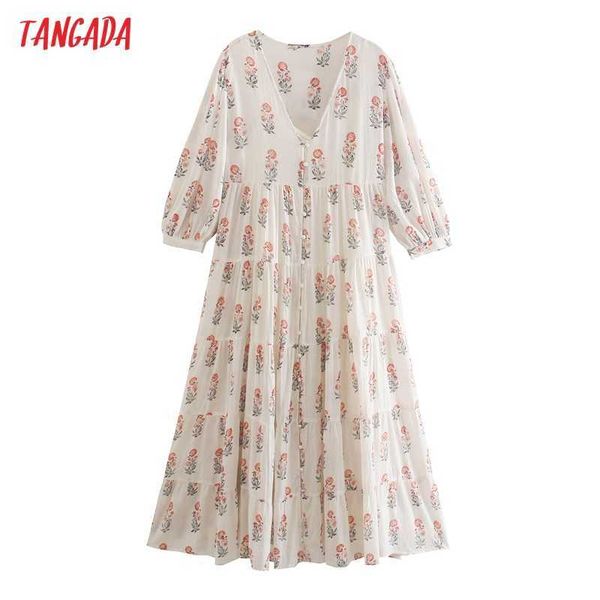 tangada fashion women flowers print loose dress vintage puff sleeve casual ladies long dress 5z237 210609, Black;gray
tangada fashion women flowers print loose dress vintage puff sleeve casual ladies long dress 5z237 210609, Black;gray
