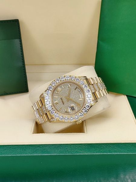 fashion style 43mm automatic movement men's watches diamond iced out stainless steel mechanical man wristwatches gift party male wristw, Slivery;brown
fashion style 43mm automatic movement men's watches diamond iced out stainless steel mechanical man wristwatches gift party male wristw, Slivery;brown