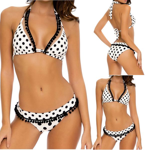 badmode omen polka dot printing holder bandage split badpak zomer swimming beachwear biquini women, White;black
badmode omen polka dot printing holder bandage split badpak zomer swimming beachwear biquini women, White;black