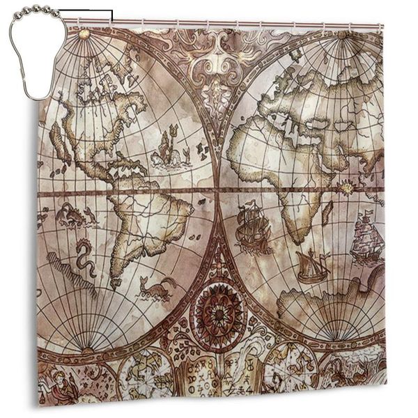 shower curtains vintage waterproof polyester bathroom curtain with hooks decoration
shower curtains vintage waterproof polyester bathroom curtain with hooks decoration