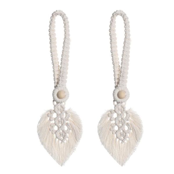 curtain & drapes 2pcs unique tassels holders household woven tieback decors