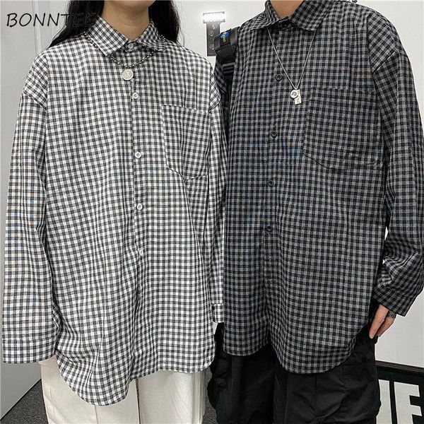 women's blouses & shirts plaid women leisure single breasted long sleeve all match retro couple harajuku korean style students chic t, White
women's blouses & shirts plaid women leisure single breasted long sleeve all match retro couple harajuku korean style students chic t, White