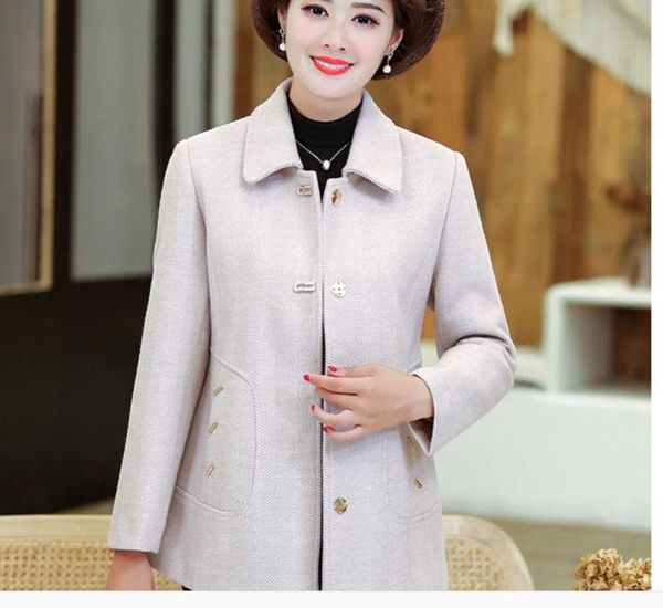 women's wool & blends 2021 spring and autumn winter long sleeve woolen overcoat coat, Black
women's wool & blends 2021 spring and autumn winter long sleeve woolen overcoat coat, Black