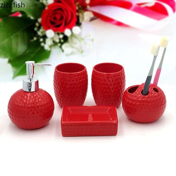bath accessory set golf texture ceramic bathroom portable soap dispenser toothbrush holder toothpaste mouth cup dishes tools
bath accessory set golf texture ceramic bathroom portable soap dispenser toothbrush holder toothpaste mouth cup dishes tools
