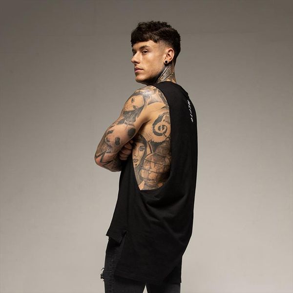 extend cut off gym clothing men fitness vest bodybuilding tank fashion hip hop workout loose open side sleeveless shirts, White;black
extend cut off gym clothing men fitness vest bodybuilding tank fashion hip hop workout loose open side sleeveless shirts, White;black