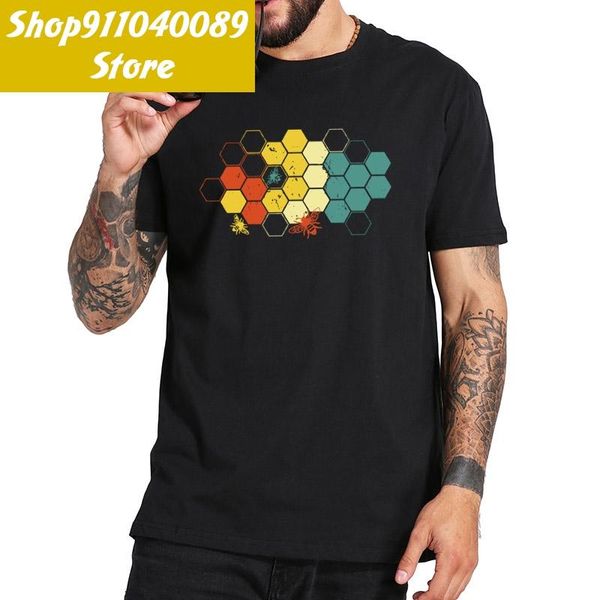 men's t-shirts honeycomb rainbow bee vintage t-shirt 100% cotton cool tee short sleeve crew neck basic, White;black
men's t-shirts honeycomb rainbow bee vintage t-shirt 100% cotton cool tee short sleeve crew neck basic, White;black