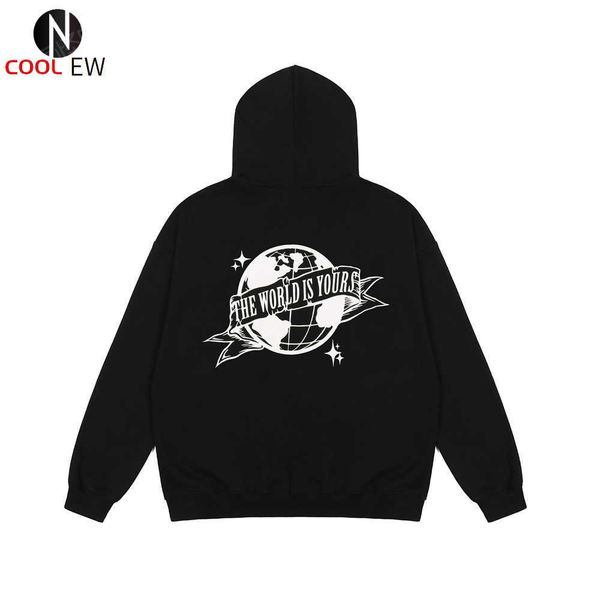 men's long sleeved hooded sweatshirt, simple and loose, casual, street style, autumn, Black
men's long sleeved hooded sweatshirt, simple and loose, casual, street style, autumn, Black