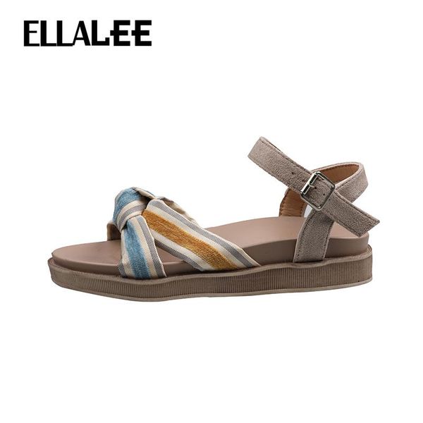 ellalee women platform sandals bowknot stripe buckle leisure rubber anti-slip female elegant fashion shoes, Black
ellalee women platform sandals bowknot stripe buckle leisure rubber anti-slip female elegant fashion shoes, Black
