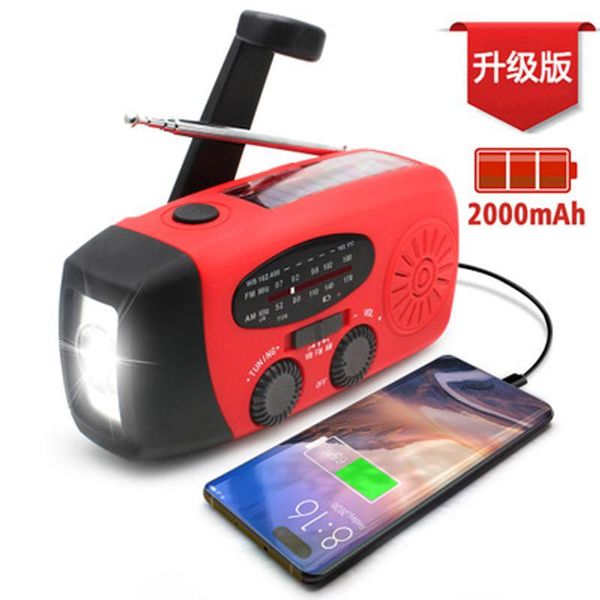 portable lanterns 2021 upgrade 2000mah multi-function radio, emergency charging for mobile phones, hand-cranked solar radio
portable lanterns 2021 upgrade 2000mah multi-function radio, emergency charging for mobile phones, hand-cranked solar radio
