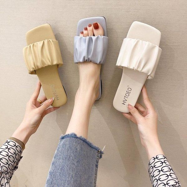 slippers fairy air-cooling women wear a summer edition of 2021 korean versatile pleated beach with flat flops, Black
slippers fairy air-cooling women wear a summer edition of 2021 korean versatile pleated beach with flat flops, Black