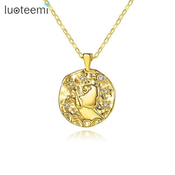 pendant necklaces luoteemi 12 constellation zodiac necklace for women irregular round vintage fashion jewelry dating party christmas gifts, Silver
pendant necklaces luoteemi 12 constellation zodiac necklace for women irregular round vintage fashion jewelry dating party christmas gifts, Silver