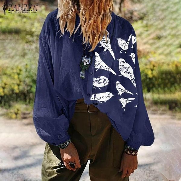 women's blouses & shirts women casual long sleeve printed blouse autumn elegant loose o neck shirt vintage cotton chemise oversize wo, White
women's blouses & shirts women casual long sleeve printed blouse autumn elegant loose o neck shirt vintage cotton chemise oversize wo, White