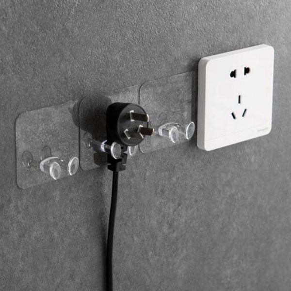 hooks & rails transparent strong self adhesive door wall hangers power plug socket holder sucker for kitchen bathroom
hooks & rails transparent strong self adhesive door wall hangers power plug socket holder sucker for kitchen bathroom
