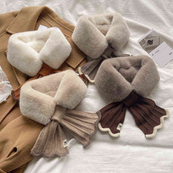 scarves soft waxy imitation rabbit hair knitted wool scarf female winter ins mermaid korean version versatile student bib, Blue;gray
scarves soft waxy imitation rabbit hair knitted wool scarf female winter ins mermaid korean version versatile student bib, Blue;gray