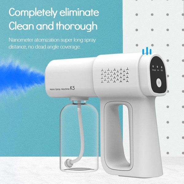 watering equipments 400ml k5 nano spray gun electric mist sprayer santitizer machine hand-held atomizer blue light rechargeable for home off
watering equipments 400ml k5 nano spray gun electric mist sprayer santitizer machine hand-held atomizer blue light rechargeable for home off