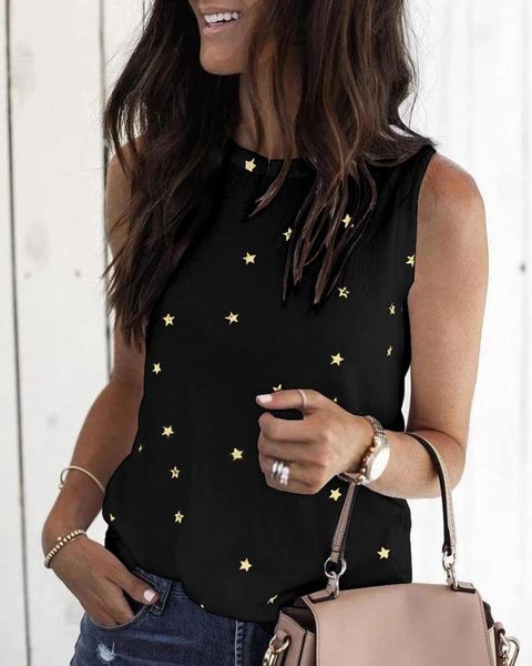women's t-shirt women sleeveless t-shirts 2021 summer digital star printing o neck slim ladies white streetwear office camisas mujer
women's t-shirt women sleeveless t-shirts 2021 summer digital star printing o neck slim ladies white streetwear office camisas mujer