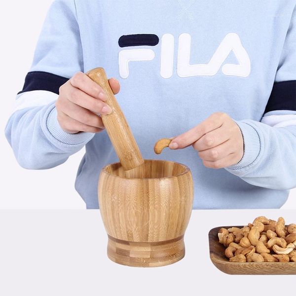 mortar and pestle set - premium bamboo bowl garlic press grinder crusher storage bottles & jars
mortar and pestle set - premium bamboo bowl garlic press grinder crusher storage bottles & jars
