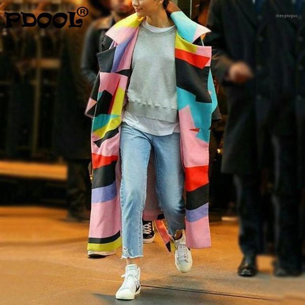 women coat polyester outerwear winter clothing fashion warm woolen blends female elegant loose korean femenino women's wool &, Black
women coat polyester outerwear winter clothing fashion warm woolen blends female elegant loose korean femenino women's wool &, Black