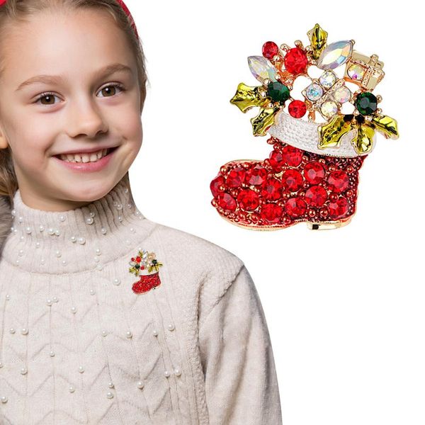 pins, brooches christmas series brooch pin socks boots vintage baroque gold color plated crytal rhinestones crystal badge jewelry, Gray
pins, brooches christmas series brooch pin socks boots vintage baroque gold color plated crytal rhinestones crystal badge jewelry, Gray