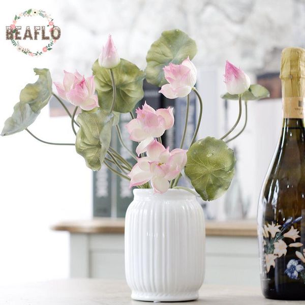 1pc silicone artificial flower lotus flower arrangement bouquet for wedding home party decorative
1pc silicone artificial flower lotus flower arrangement bouquet for wedding home party decorative