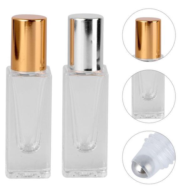 storage bottles & jars 8 pcs 7ml refillable glass perfume roll on bottle empty with steel roller bead for essential oil (golden
storage bottles & jars 8 pcs 7ml refillable glass perfume roll on bottle empty with steel roller bead for essential oil (golden