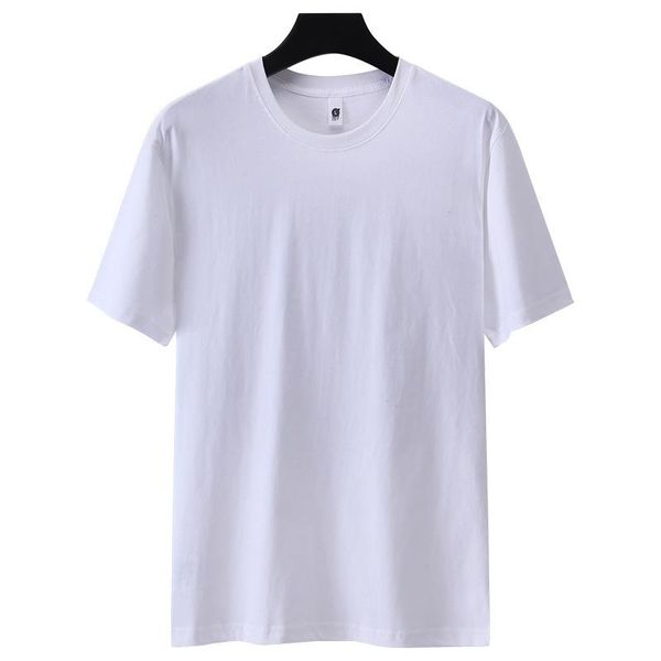 women's t-shirt 2021 pure cotton men's short-sleeved round neck solid color tide brand bottoming shirt, White
women's t-shirt 2021 pure cotton men's short-sleeved round neck solid color tide brand bottoming shirt, White