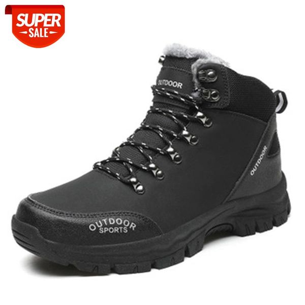 new winter waterproof ankle boots breathable lace-up men's sneakers fashion outdoor hiking solid color male boots #zq16
new winter waterproof ankle boots breathable lace-up men's sneakers fashion outdoor hiking solid color male boots #zq16