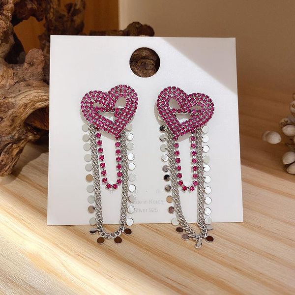 dangle & chandelier shiny heart crystal drop earrings for women geometric long chain rhinestone weddings jewelry accessories, Silver
dangle & chandelier shiny heart crystal drop earrings for women geometric long chain rhinestone weddings jewelry accessories, Silver