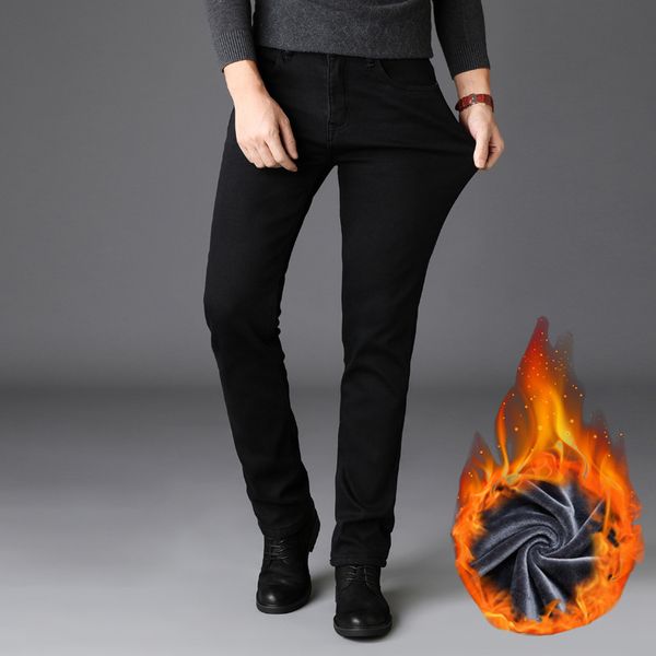 2021 new newly fashion designer winter warm jeans men black elastic slim fit casual business pants classical smart trouser cvi9, Blue
2021 new newly fashion designer winter warm jeans men black elastic slim fit casual business pants classical smart trouser cvi9, Blue