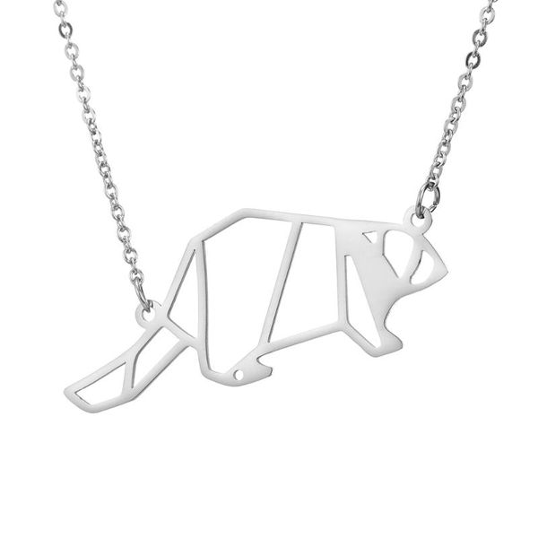 pendant necklaces ztt005 selling 2021 latest design stainless steel raccoon shape cross chain animal fashion necklace charm jewelry, Silver
pendant necklaces ztt005 selling 2021 latest design stainless steel raccoon shape cross chain animal fashion necklace charm jewelry, Silver