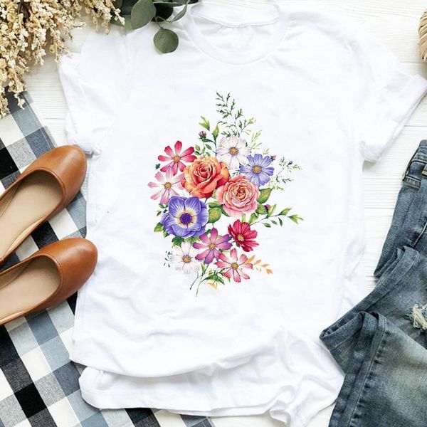women lady fashion 90s elegant office style cute flower floral 90s t tee womens tshirt female shirt clothes graphic t-shirt, White
women lady fashion 90s elegant office style cute flower floral 90s t tee womens tshirt female shirt clothes graphic t-shirt, White