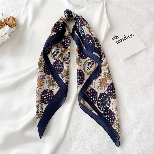 scarves large polka dot leaf design scarf small square decorative hair band thin, Blue;gray
scarves large polka dot leaf design scarf small square decorative hair band thin, Blue;gray
