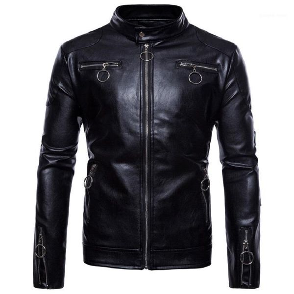 fashion motorcycle leather jackets men coat casual zipper decor coats spring man outerwear stand collar 5xl men's fur & faux, Black
fashion motorcycle leather jackets men coat casual zipper decor coats spring man outerwear stand collar 5xl men's fur & faux, Black