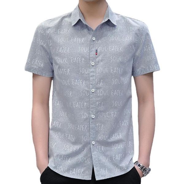 men's casual shirts cardigan korean version all-match short sleeve letter printing summer thin breathable clothing fashion high quality, White;black
men's casual shirts cardigan korean version all-match short sleeve letter printing summer thin breathable clothing fashion high quality, White;black