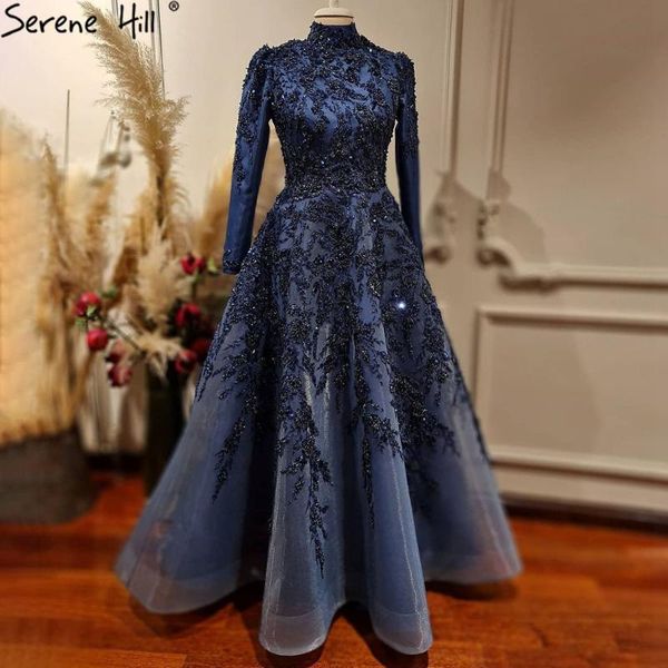 party dresses serene hill muslim navy blue evening gowns 2021 beading a-line luxury for women la71098, White;black
party dresses serene hill muslim navy blue evening gowns 2021 beading a-line luxury for women la71098, White;black