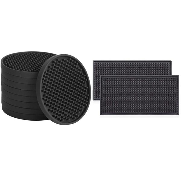 mats & pads 2x bar mat 12inch x 6inch black service spill 10 pcs 4 4inch mat, drink coasters
mats & pads 2x bar mat 12inch x 6inch black service spill 10 pcs 4 4inch mat, drink coasters