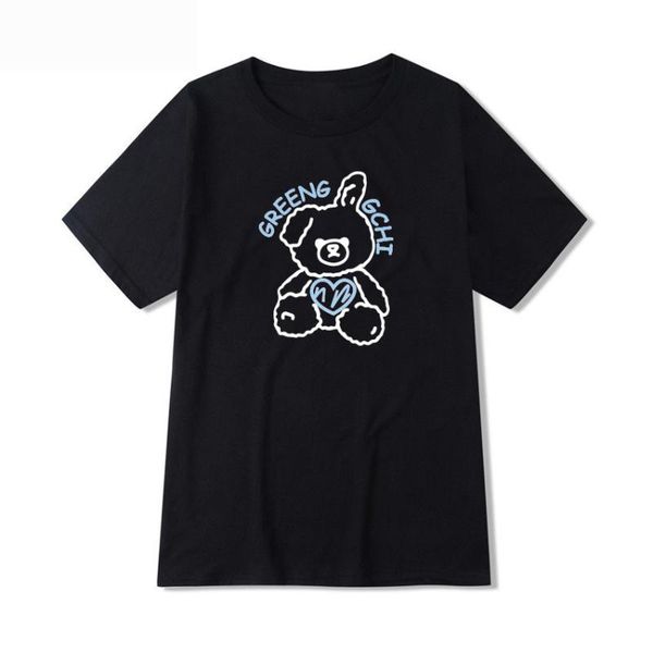 men's t-shirts greeng gchi letter bear funny graphic t shirts men summer short sleeve harajuku shirt cotton teeshirt homme oversize, White;black
men's t-shirts greeng gchi letter bear funny graphic t shirts men summer short sleeve harajuku shirt cotton teeshirt homme oversize, White;black