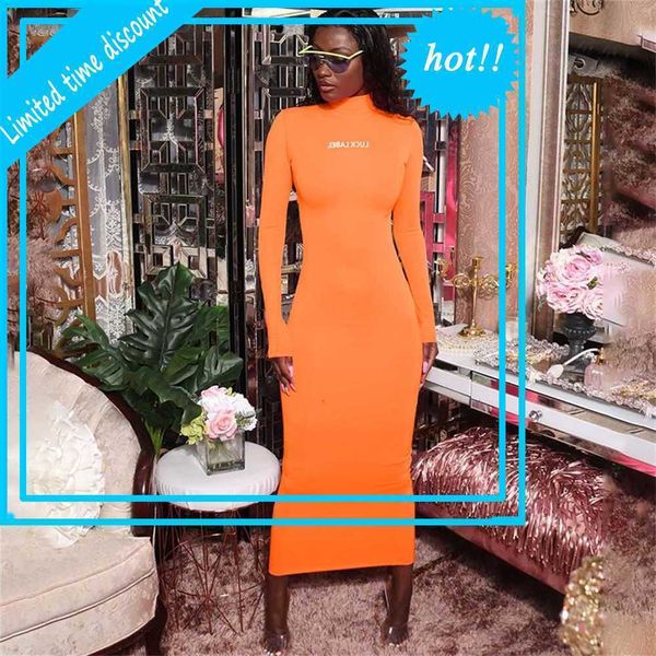 retrieve high neck mouw dresses stylish long dress casual party elegant women's clothing letter print vestido de mujer, Black
retrieve high neck mouw dresses stylish long dress casual party elegant women's clothing letter print vestido de mujer, Black