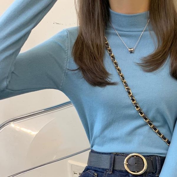 stretch women sweaters turtleneck pullovers soft primer shirt long sleeve korean slim fit tight sweater 2021 autumn winter solid, White;black
stretch women sweaters turtleneck pullovers soft primer shirt long sleeve korean slim fit tight sweater 2021 autumn winter solid, White;black