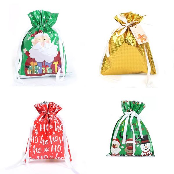 gift wrap christmas drawstring bag aluminum foil candy bags set santa year holiday packaging decors
gift wrap christmas drawstring bag aluminum foil candy bags set santa year holiday packaging decors