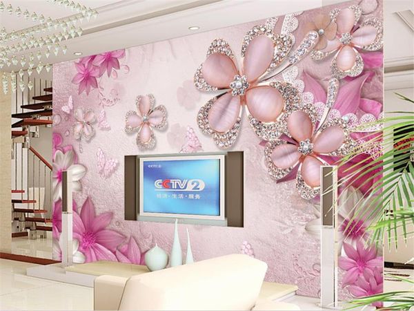 wallpapers 3d wallpaper po custom living room mural pink jewel and flower painting sofa tv background for wall
wallpapers 3d wallpaper po custom living room mural pink jewel and flower painting sofa tv background for wall