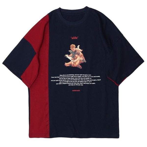 lacible patchwork harajuku men t shirt hip hop streetwear t-shirt painting printed half sleeve loose short sleeve 210317, White;black
lacible patchwork harajuku men t shirt hip hop streetwear t-shirt painting printed half sleeve loose short sleeve 210317, White;black