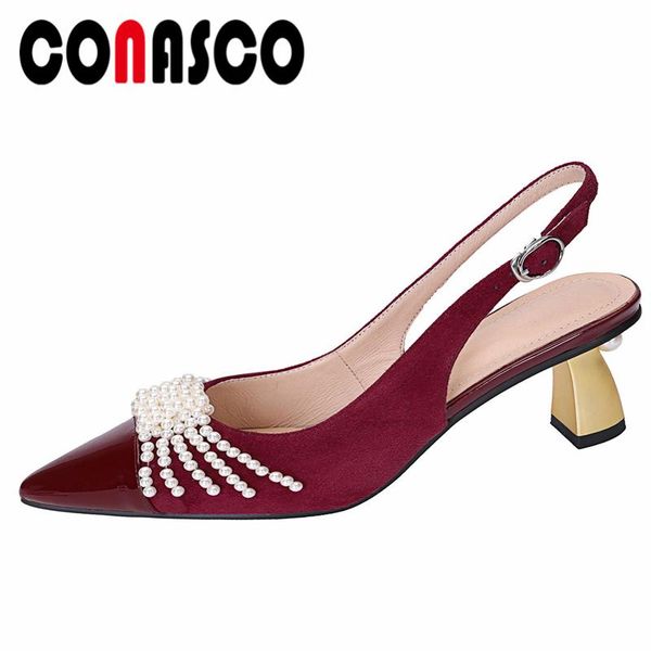 sandals conasco pointed toe women fashion elegant string bead high heels pumps wedding party casual kid suede shoes woman, Black
sandals conasco pointed toe women fashion elegant string bead high heels pumps wedding party casual kid suede shoes woman, Black