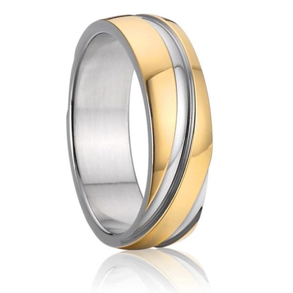 cluster rings unique men's fashion titanium jewelry marraige finger ring alliances wedding couple for women, Golden;silver
cluster rings unique men's fashion titanium jewelry marraige finger ring alliances wedding couple for women, Golden;silver
